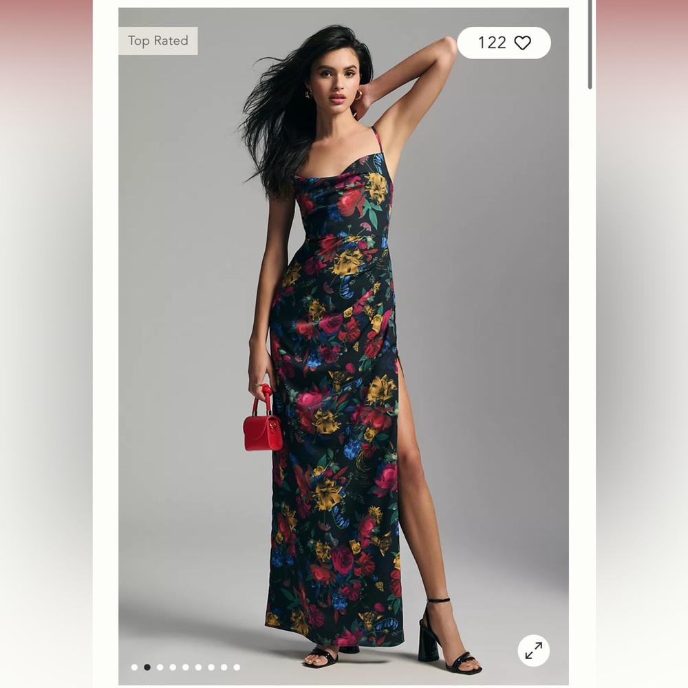 Anthropologie Hutch Floral Maxi Dress